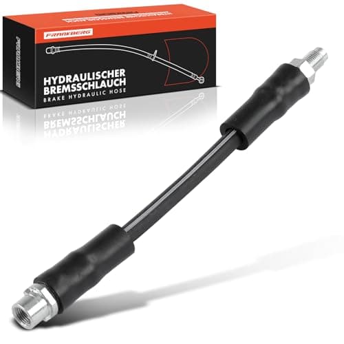 Image of Frankberg 1x Brake Hose Rear Axle Left Right Compatible with A8 400 400000000 3.0L-5.2L 2003-2010 A8 4E2 4E8 3.0L-6.0L 2002-2010 Replace# 4E0611775K
