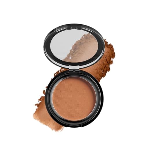 Image of Matte Bronzer Powder, Professional Face Contour and Sculpting Bronzer Palette, Matte Contour Powder for Nose Shadow and Hairline (#3, 50g)