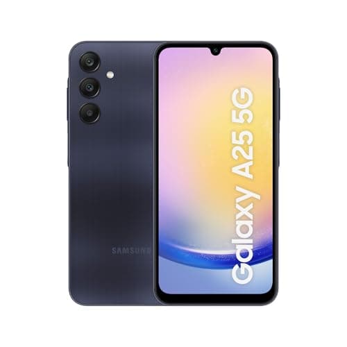 Image of Samsung Galaxy A25 5G, Factory Unlocked Android Smartphone, 128GB, Fast Charging, 50MP Camera, Blue Black, 3 Year Manufacturer Extended Warranty (UK Version)