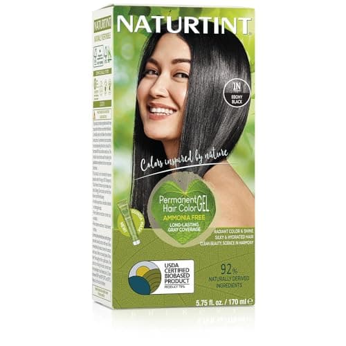 Image of Naturtint Hair Colour 1N Ebony Black 165ml