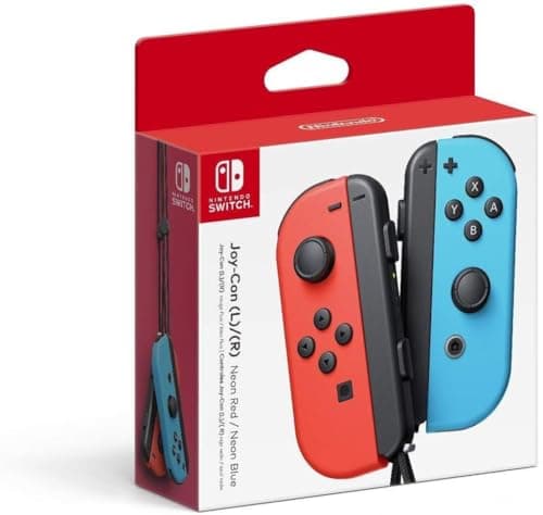 Image of Nintendo Switch Joy-Con Controller Pair - Neon Red/Neon Blue Switch