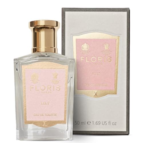 Image of Floris London Lily Eau de Toilette (50 ml) | Enchanting & Uplifting Floral Fragrance | Delicately Enhanced with Egyptian Jasmine & Bulgarian Rose | Perfect for Everyday Wear | Fresh & Feminine Scent