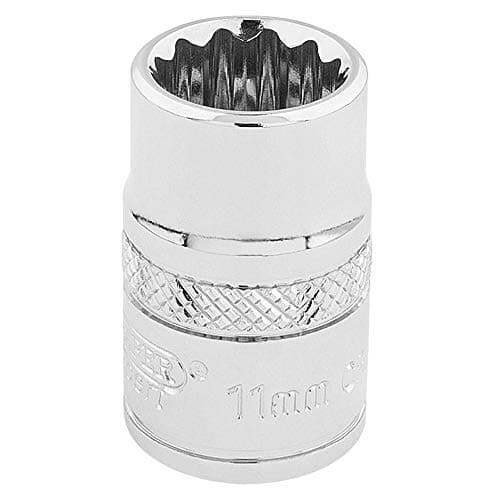 Image of Draper 32771 3/8-Inch Square Drive 12-Point Hi-Torq Metric Socket, 11mm Size