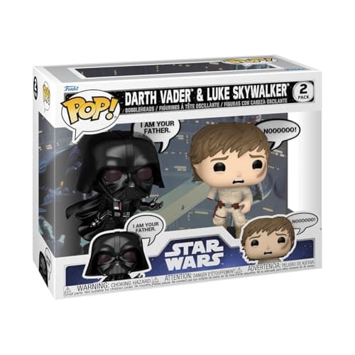 Image of Funko Pop! Star Wars: Sayings - Darth Vader & Luke 2PK Vinyl Collectible Figure - Gift Idea - Official Merchandise - Toy for Children and Adults - Movies Fans - Model Figure for Collectors