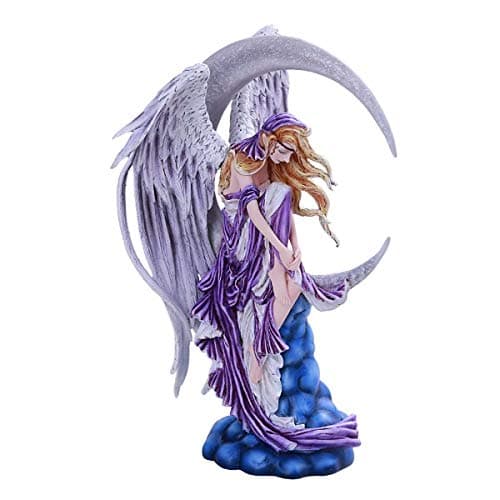 Image of Pacific Giftware PT Nene Thomas Fantasy Art Collection Moon Dreamer Moon Fairy Resin Collectible Figurine