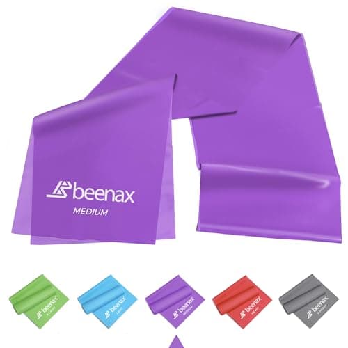 Image of Beenax Resistance Band For Men & Women - Exercise Band to Build Muscle, Flexibility, Strength for Pilates, Yoga, Rehab, Stretching, Fitness, Gym, Physio, Strength Training and Workout
