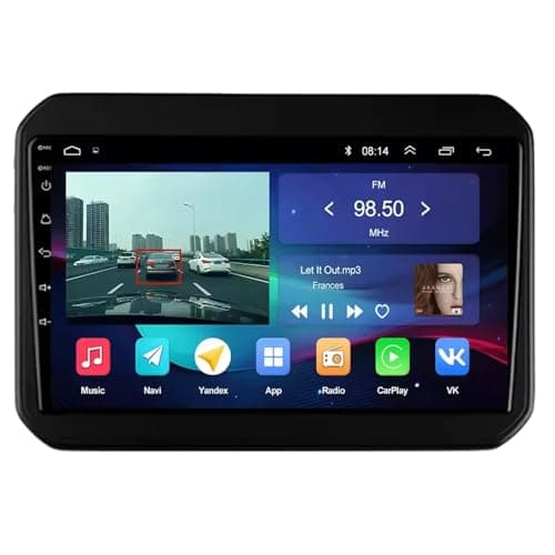 Image of Carplay Screen for Suzuki Ignis 2016-2020 Hd Touch Screen Car Stereo Portable Live Car Play Music Video Player Siri/Aux/Airplay/Fm/Radio, 4 Core 1G+16G