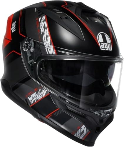 Image of AGV K7 Kyber Helmet, black/red, XL (61/62)