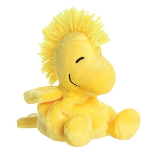 Image of Aurora, 40474, Peanuts Palm Pals Woodstock 5In, Soft Toy, Yellow