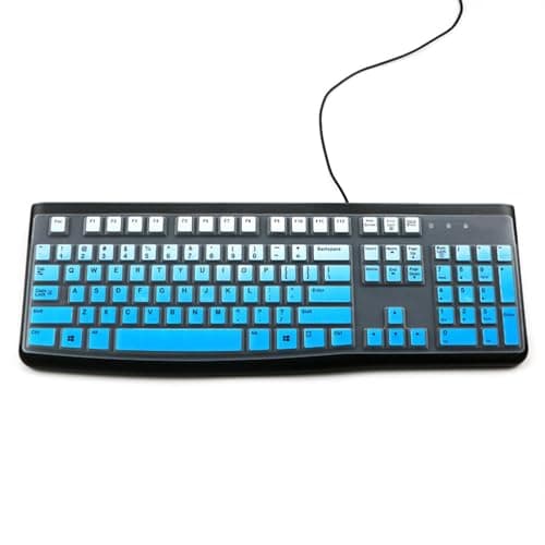 Image of CRFFZ Silicone Keyboard Covers for K120 MK120 Ergonomic Desktop Protective Skin Protectors Accessories Waterproof Protector