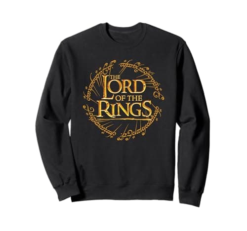 Image of Lord of the Rings Ring Inscription Sweatshirt