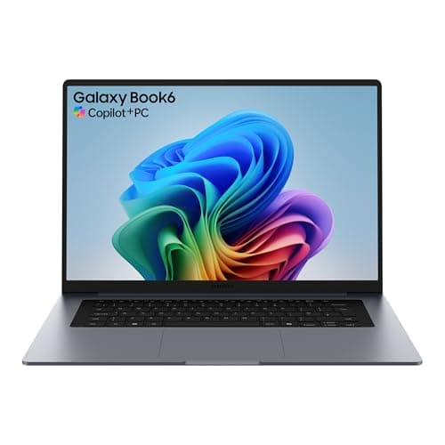 Image of Samsung Galaxy Book6 16" AI Laptop, Intel Core Ultra 5 Processor, 16GB Memory, 512GB Storage, Long-Lasting Battery, IPS Display, Anti-Glare, Galaxy AI, Copilot+ PC, Grey