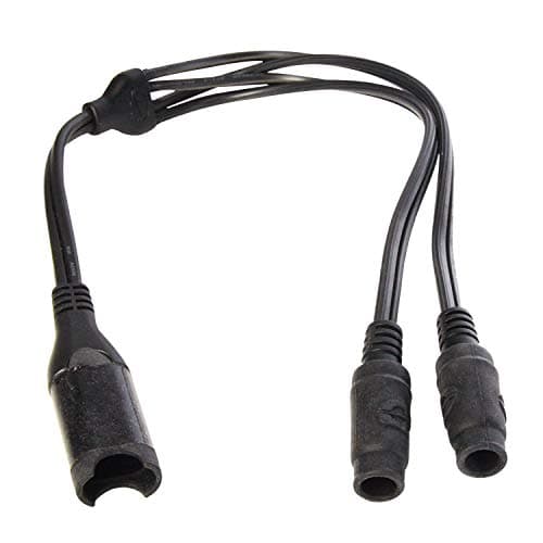 Image of Optimate Tecmate CABLE O-35, Y splitter, SAE IN on 2 x DC sockets OUT