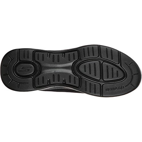 Image of Skechers Men's Go Walk Arch Fit Idyllic Sneaker,Black Textile/Synthetic/Trim,8 UK