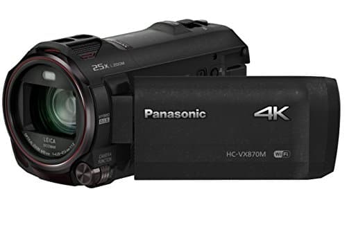 Image of Panasonic HC-VX870EB-K 4K Ultra HD Camcorder - Black (Renewed)