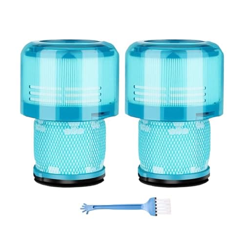 Image of 2 Pack V15 Replacement Filters Compatible with Dyson V15 Detect,V15 Detect Absolute, V15 Submarine,V11 Torque Drive, V11 Animal, SV14 Cordless Stick Vacuum,Replaces Part 970013-02,Green