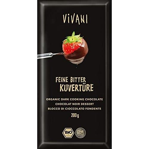 Image of Vivani Dark Cooking Chocolate Bar 200g X 3 (Pack of 3)