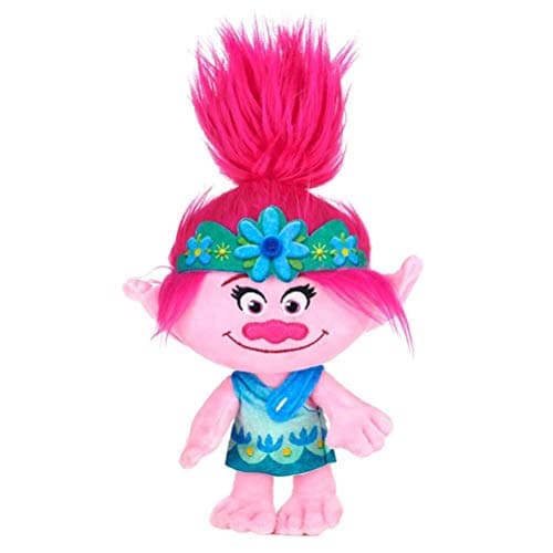 Image of Posh Paws 37399 Trolls World Tour Poppy Soft Toy 28cm (10 inches), Multicolor