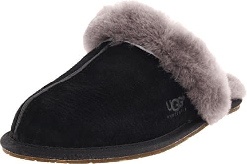 Image of UGG Women's W Scuffette Ii Open Back Slippers, Multicolour Black Grey Bkgy, 4 UK