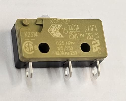 Image of BURGESS XCF3-Z1 Microswitch, XC Series, SPDT, Solder, 10 A, 250 VAC (1 piece)