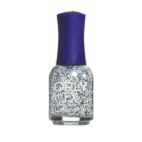 Image of ORLY Holy Holo Nail Polish Topper (18ml), Silver Holographic Confetti Nail Varnish