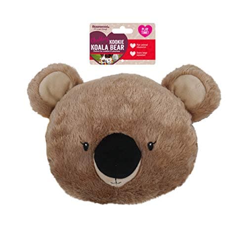 Image of Rosewood Chubleez Kookie Koala Bear, Plush Interactive Dog Toy with Squeaker