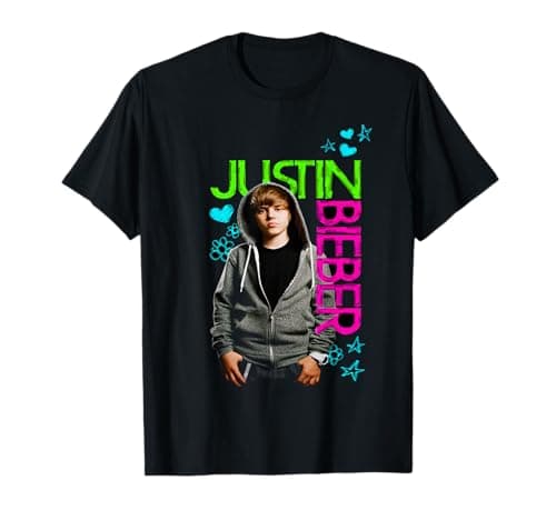 Image of Official Justin Bieber Black T-Shirt