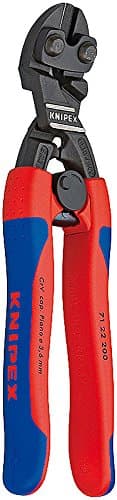 Image of KNIPEX Cobolt Compact Bolt Cutter with Slim Multi-Component Grips 200 mm, 71 22 200
