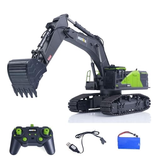 Image of TOUCAN RC HOBBY 1/14 Rc Excavator 593 Huina s Model Car Battery 2.4G Remote Control 22Ch