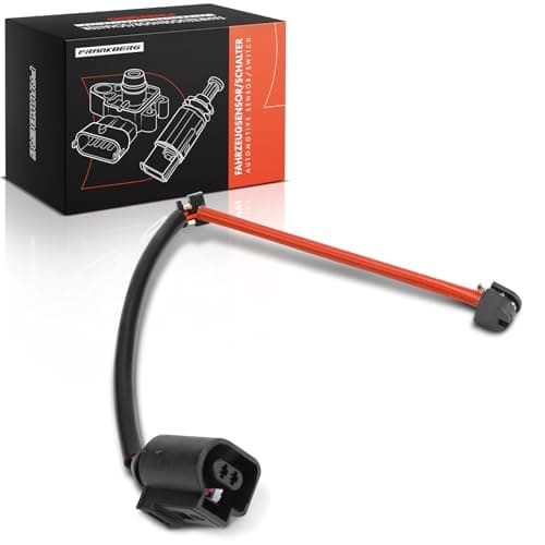Image of Frankberg Brake Pad Wear Sensor 2-Pin Rear Compatible with C.a.y.e.n.n.e 9PA 3.0L-4.8L 2002-2010 T.o.u.a.r.e.g 7L6 7L7 7LA 3.0L-6.0L 2002-2010 Replace# 7L0907637C