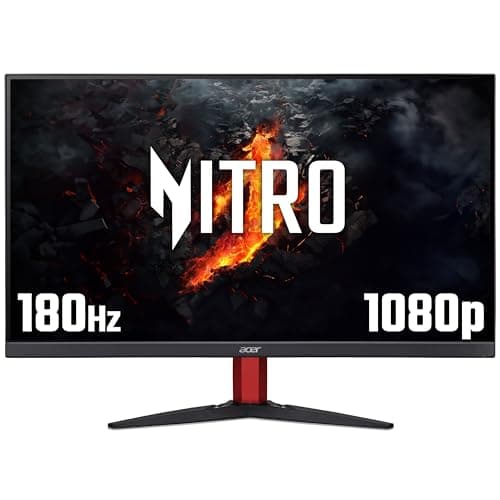 Image of acer Nitro KG272S3 27 inch Full HD (1920 x 1080) Gaming Monitor - 180Hz, 0.5ms, VA Panel, FreeSync Premium, 72% NTSC, HDR10, Speakers, DisplayPort, HDMI
