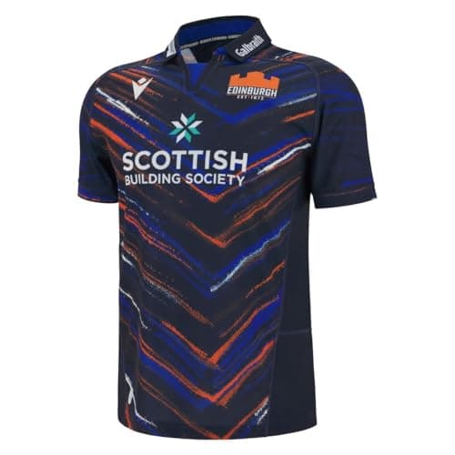 Image of Edinburgh Rugby 2025/26 Mens Home Rugby Shirt Blue