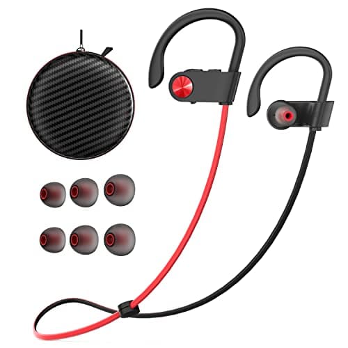 Image of Bluetooth Headphones, Running Headphones Wireless Earbuds with Bluetooth 5.3 Chip IPX7 Waterproof Sport Earphones In-Ear 15 Hours Battery Sound Isolation Headsets for Gym/Outdoor/Sports/Workout/Yoga