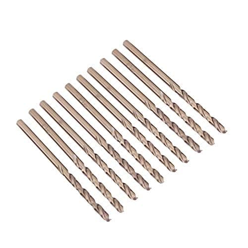 Image of 10 Pcs 4.5mm Drill Bit, M35 HSS Cobalt Drill Bits, HSS-CO Drill Bits Set, Twist Drill Bits, 4.5mm for Drilling on Stainless Steel