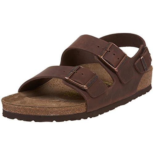 Image of Birkenstock Unisex-Adult Milano Milano Brown Size: 9-9.5 Women/7-7.5 Men