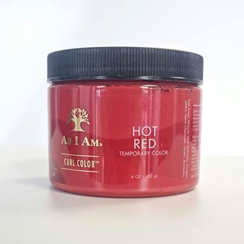 Image of As I Am Curl Color Hot Red- Temporary Colour & Curling Gel 6oz