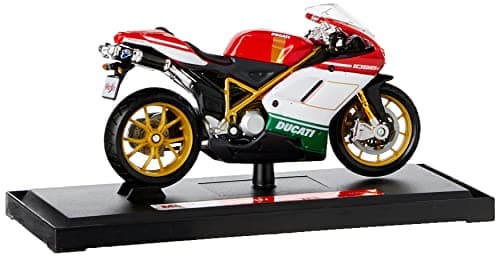 Image of Maisto Ducati 1098S -1:18 Scale - Incredibly Detailed Die-Cast Replica Collectible Motorcycle Model, Red