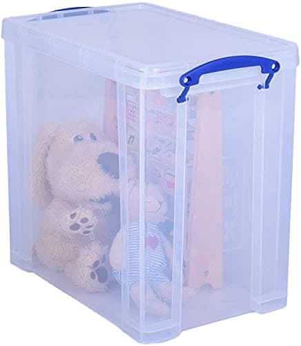 Image of Really Useful Box Plastic Storage 25 Litre Clear