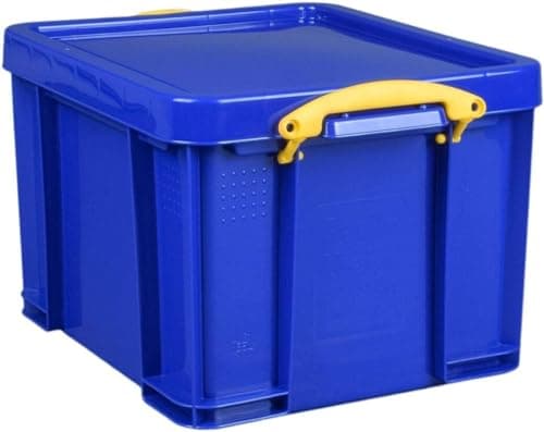 Image of Really Useful 35 Litre Box Solid - Blue