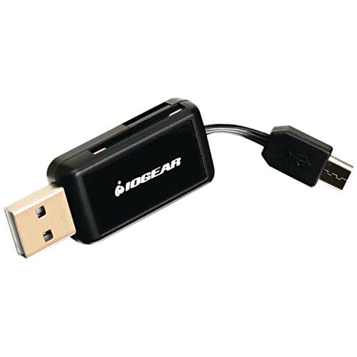 Image of IOGEAR GoFor2 USB OTG Card Reader for PC, Mac and Mobile Devices, GOFR214