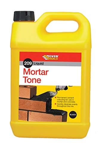 Image of Everbuild 209 Mortar Tone Liquid Admixture – Cement Colourant – High Water and Rain Resistance – Black – 1 Litre
