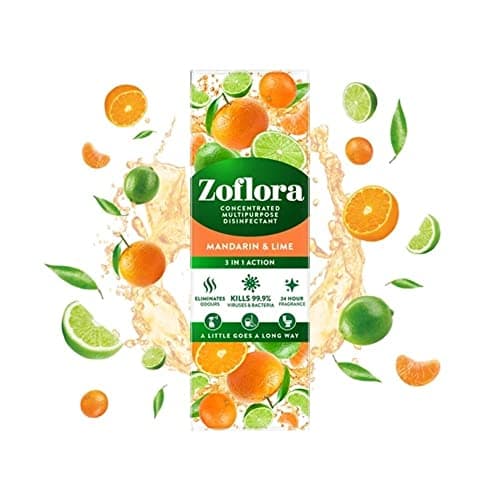 Image of Zoflora Concentrated Disinfectant Mandarin & Lime 250ml