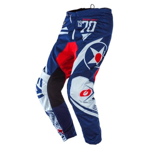 Image of O'Neal Element Youth Boy's Pants (Blue/Red, 12/14)