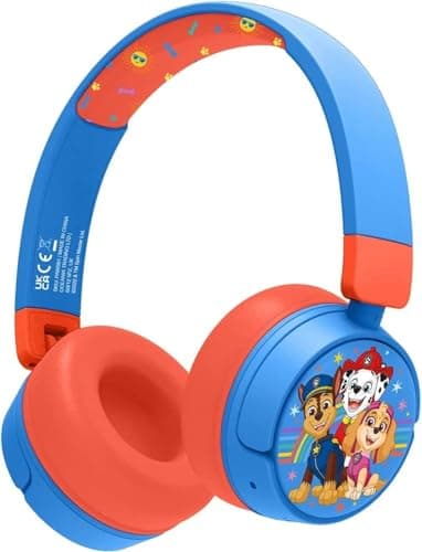 Image of OTL Technologies PAW981 Paw Patrol Kids Wireless Headphones for Ages 3-7 Years