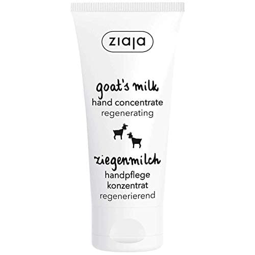 Image of Ziaja Goat’s Milk Hand Concentrate, 50 ml - Regenerating Moisturising Cream for Very Dry and Cracked Hands