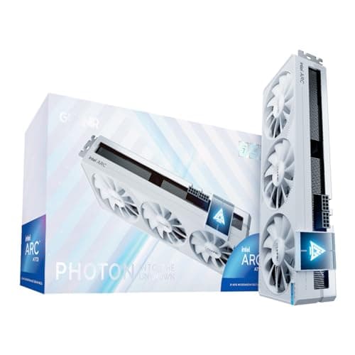 Image of GUNNIR Intel Arc A770 Photon 16GB OC GDDR6 2400MHz Triple Fan Graphics Card, 3xDP 2.0 + HDMI 2.0, Intel GPU for 4K Gaming & Content Creation & VR (A770 Photon 16GB GDDR6 - White)