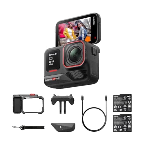 Image of Insta360 Ace Pro 2 Xplorer Bundle No SD Card- 8K Waterproof Action Camera Co-Engineered with Leica, 1/1.3" Sensor, Dual AI Chip, Leading Low Light, Superior Audio for Street Photography, Dual Battery
