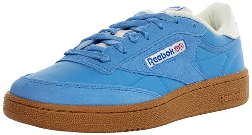Image of Reebok Unisex Club C 85 Trainers, Essential Blue/Chalk/Gum, 35 EU, Essentialblue Chalk Gum, 3 UK