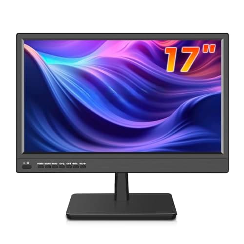 Image of KCR 17 Inch FHD 1920 * 1080 LED Monitor with HDMI VGA in,Build-in Speakers, 75Hz Refresh Rate, 5ms Response Time