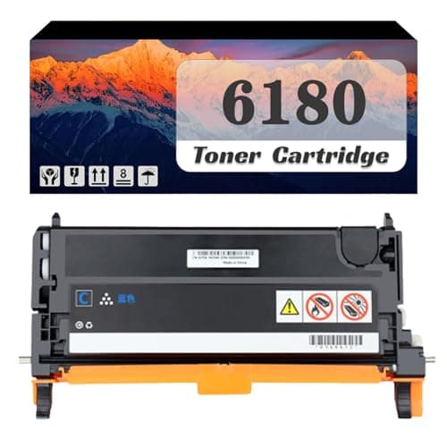 Image of ZHJQDS 113R00726 113R00725 113R00724 113R00723 High Capacity Toner Cartridge Compatible For Xerox 6180 6180DN 6180MFP 6180MFP/D 6180MFP/N 6180N Printers Cyan*1
